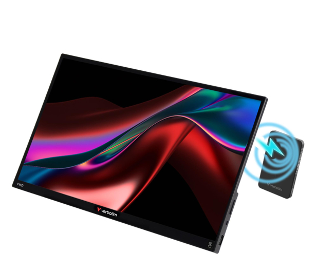 Verbatim 14 FHD Touch Monitor LIGHT + Power Bank - 1455707 - zdjęcie